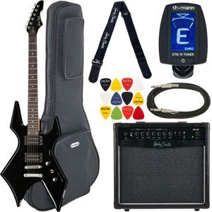 Harley Benton WL-20BK Rock Series Set 1 Noir haute brillance