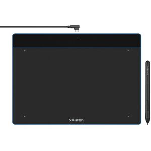 XP-Pen Deco Fun L Graphics Tablet 10 x 6.27 Inch Pen Tablet with 8192 Levels Pressure Sensitivity Battery-Free Stylus (Space Blue)