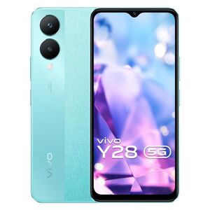 Vivo Y28 5G Smartphone (4GB RAM, 128GB Storage) 6.56-inch LCD Capacitive Multi-Touch Display, Mediatek Dimensity 6020 Processor (Glitter Aqua)