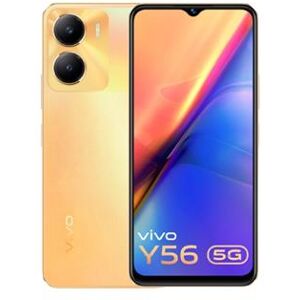 Vivo Y Series Y56 5G Dual Sim Smartphone (4GB RAM, 128GB Storage) 6.58 inch FHD+ Display MediaTek Dimensity 700 Processor(Orange Shimmer)