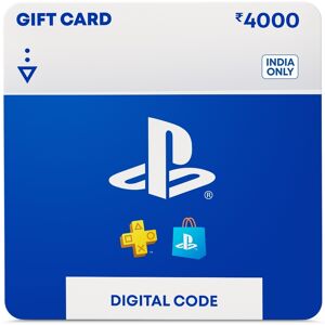 Rs.4000 Sony PlayStation Store Gift Card / Wallet Top-up Card (India Only)