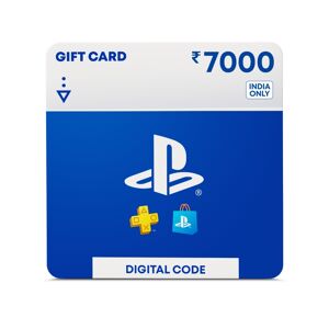 Rs.7000 Sony PlayStation Store Gift Card / Wallet Top-up Card (India Only)