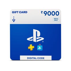 Rs.9000 Sony PlayStation Store Gift Card / Wallet Top-up Card (India Only)