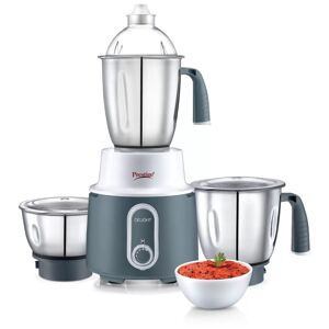 Prestige Supreme 3 Jars Mixer Grinder with 3 Super-Efficient Blades, 750 Watts, Ergonomic Design, Superior Grade Plastic Body (41366)