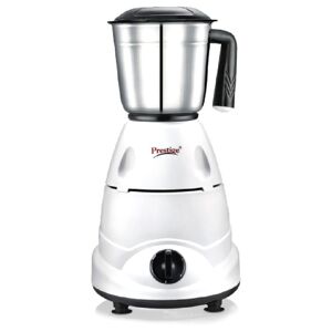 Prestige Primo 500 Watts 3 Jars Mixer Grinder with Overload Protection, 3 Speed Control, Dry & Wet Grinding blade (White, PRIMO500W)