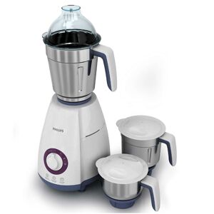 Philips Viva Collection 3 Jars Mixer Grinder With Powerful Motor and Superior Jars, Tough Grinding, ABS Body, Auto Cut off Protection (HL7699/00)