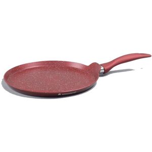 Wonderchef Granet Set with Ergonomic Designed, PFOA Free, Pure Grade Virgin Aluminium, Meta Tuff Non-Stick Coating, Italian Design (Red, 63152408)