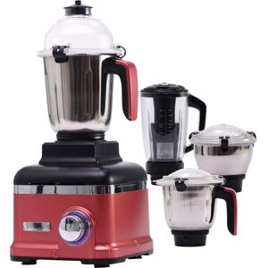 Wonderchef Sumo 4 Jars Mixer Grinder with 3 Stainless Steel, 1000 Watts, Over-Load Protection, Ergonomic Handles, Silent Operation (63153725)