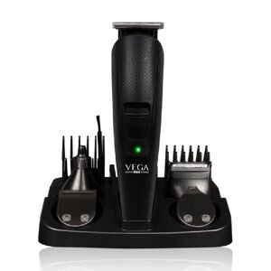 Vega 10 in 1 Multi Grooming Kit with 5 Length Setting, Black (VHDH-23)