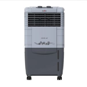 Kenstar Little 40 Litres Personal Air Cooler with Quadraflow Technology, Hydro Dense Mesh Honeycomb Cooling Pads, Inverter Compatible (LITTLEHC40GY)