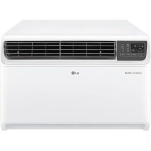 LG 1.5 Ton (3 Star - DUAL Inverter) Window AC with Convertible 4 in 1 Cooling Super Silent Operation Copper (RW-Q18WUXA, White) 2023 Model