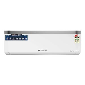 Sansui 1.5 Ton 3 Star Inverter Split AC with 4 Way Swing, PM 2.5 Filter, 5 in 1 Convertible (JSP183SI24A1, White)