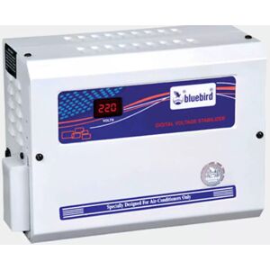 Bluebird 4 Ampere Double Step Voltage Stabilizer (4KVDOUBLESTEP, White)