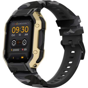 Fire-Boltt Shark Smartwatch with Bluetooth Calling, 1.83 inch Display Size, InBuilt Voice Assistance, 120+ Sports Modes (Camo Black)