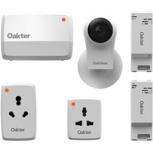 Oakter Smart Home & Intelli-Cam Kit (Smart plugs, Quadra Smart Box and Oakview Smart Camera)