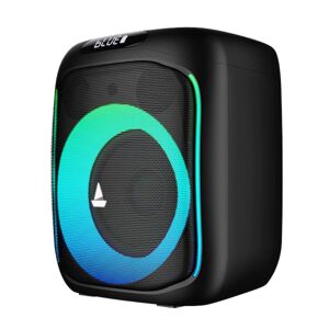 boAt Party Pal 185 Bluetooth Party Speaker with 50W RMS Stereo Sound, 6 Hours Playback, TWS Modes for 2x Impact, 5 Preset EQ Modes (Midnight Black)
