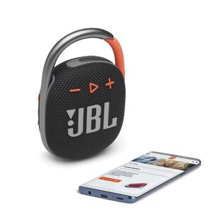 JBL Clip 4 Portable Bluetooth Speaker (Black Orange)