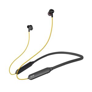 EVM Enband Bluetooth neckband with A2DP Audio Technology, CVC Noise Cancellation Technology (Black)