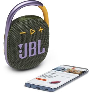 JBL Clip 4 Portable Bluetooth Speaker (Green)