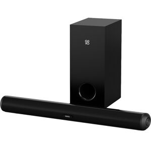 GOVO GoSurround 750 120W Soundbar with 5.25 inch Subwoofer, 2.1 Channel, Multiple Connectivity, Bluetooth V5.3 (Black)