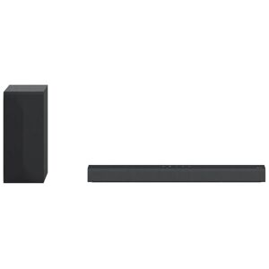 LG Sound Bar S40Q 2.1 Channel with Wireless Subwoofer, 300W Power Output, Dolby Audio (Black)