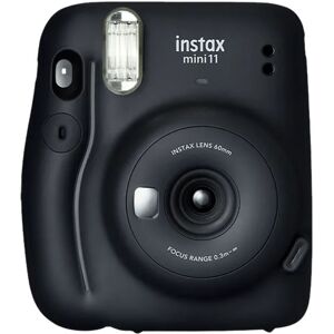 Fujifilm instax Mini 11 Instant Camera with Built in Lens, Automatic Exposure, Close-up Shooting, Selfie Mirror, Charcoal Grey (16655273)