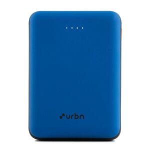 URBN 10000 mAh Ultra Compact Power Bank with, Type-C & Micro USB, Bright Blue (UPR10K_BL)