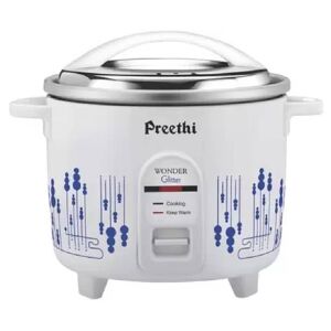 Preethi Electric Cooker Glitter with Double Pan