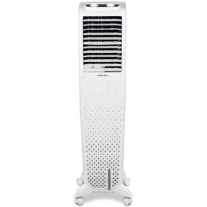 Bajaj Air cooler with Castor Wheels, Water Inlet Pipe, Replacable Pads (White, TMH50)