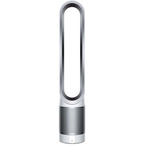 Dyson TP03 Pure Cool Link Tower Air Purifier with 360 Glass Hepa Tris-coated Carbon Filters, Smart control, Relax with Auto Mode (White, Silver)