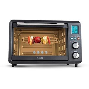 Philips 36 Litres Oven Toaster Grillers with Glass Door, Opti Temp Technology, Temperature control & preset Indian Menus (HD6976/00, Black)