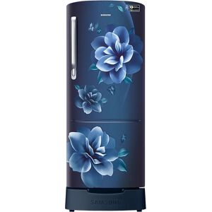 Samsung 3 Star 223 Litres Direct Cool Single Door Refrigerator with Digital Inverter Compressor (Camellia Blue,RR24C2823CU/NL)