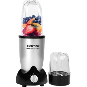 Balzano High Speed Nutri Blender, Mixer, Smoothie Maker with Single Knob Operation, Double Safety Interlock System, BPA Free (EK3350, Silver)