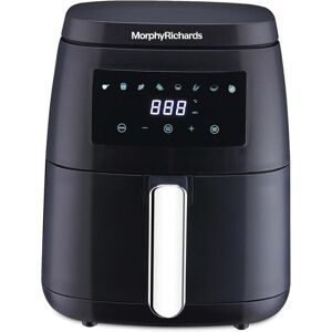 Morphy Richards Digital 5 Litres Air Fryer with Adjustable Time, Temperature Control, 8 Pre-Set Menus (Black)