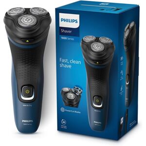 Philips 1000 Series Shaver with 27 Self Sharpening Blades, 3D Floating Heads, Blue (S1151/03)