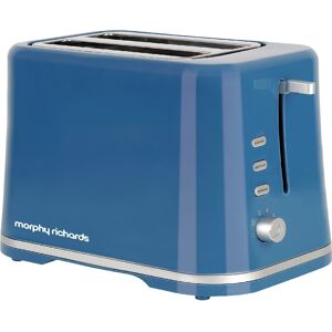 Morphy Richards 2 Slice 800 Watts Popup Toaster with Defrost Function, Reheat Function (Blue, MRPOPUPTOASTERAT205)