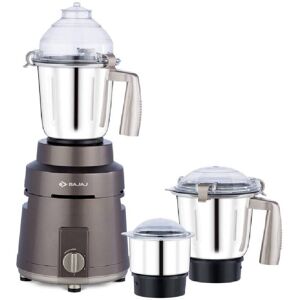 Bajaj Powerful Herculo 3 Jars Mixer Grinder with Nutri-Pro Feature, 1000 Watts, Multitasker Blade, Lid Locking, Stylish Matt Finish Body