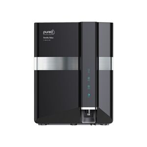 HUL Pureit Revito Max RO+MF+UV-in-tank + Mineral Enriched Wall Mount Water Purifier, 8 stage Purification with Smart Sense Indicators (Black)