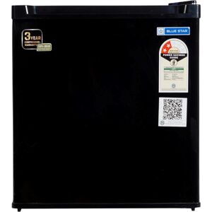 Bluestar 47 Litres 2 Star Minibar Refrigerator with Adjustable Temperature, Toughened Glass Shelf (MR60-GB, Black)