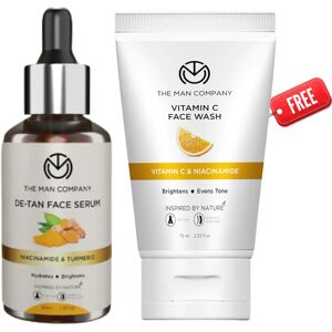 The Man Company De-Tan Face Serum I Niacinamide & Turmeric