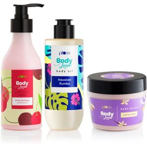 Plum Goodness Plum Body Lovin' Bestsellin’ Body Lotion-Oil-Butter Trio