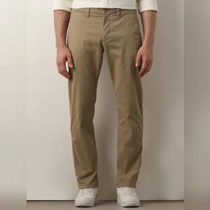 SELECTED HOMME Beige Mid Rise Chino Pants