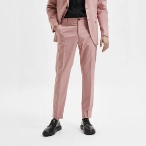 SELECTED HOMME Light Pink Slim Fit Suit Trousers