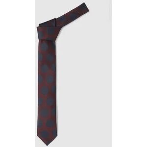 SELECTED HOMME Burgundy Polka Dot Tie