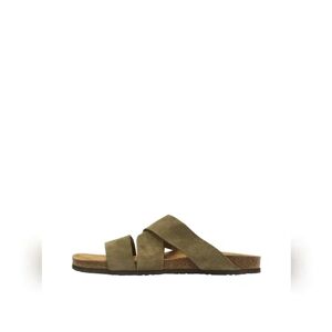 SELECTED HOMME Green Slider Sandals