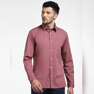 SELECTED HOMME Dark Pink Full Sleeves Shirt