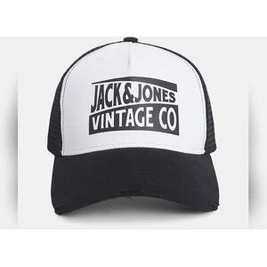 JACK & JONES JACK&JONES Black Colourblocked Mesh Trucker Cap