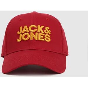 JACK & JONES JACK&JONES Red Logo Print Baseball Cap