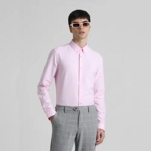JACK & JONES JACK&JONES Pink Oxford Full Sleeves Shirt