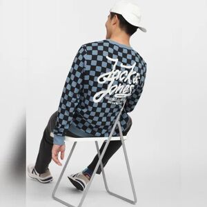 JACK & JONES JACK&JONES Blue All Over Print Sweatshirt